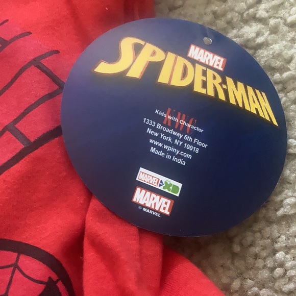 Spider-Man matching shorts and short sleeve top. - Picture 6 of 6